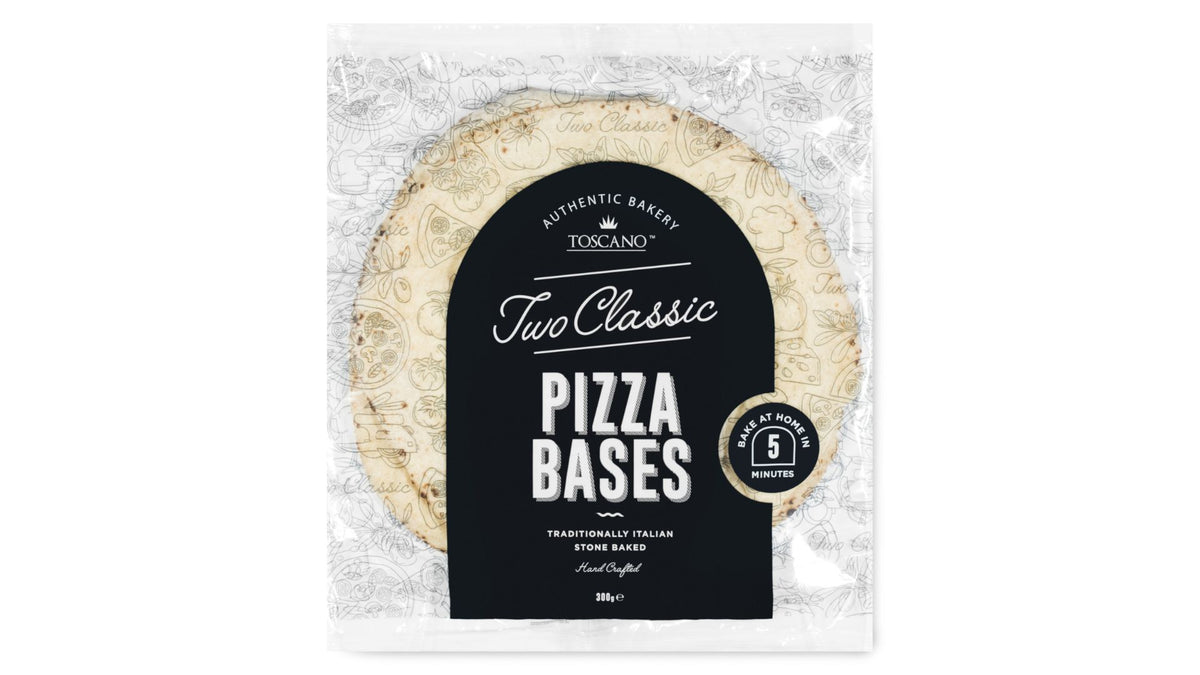 Toscano Two Classic Pizza Bases 300g – Press & Grocers Co.