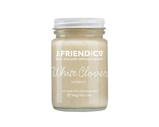 J Friend & Co Honey White Clover 160g