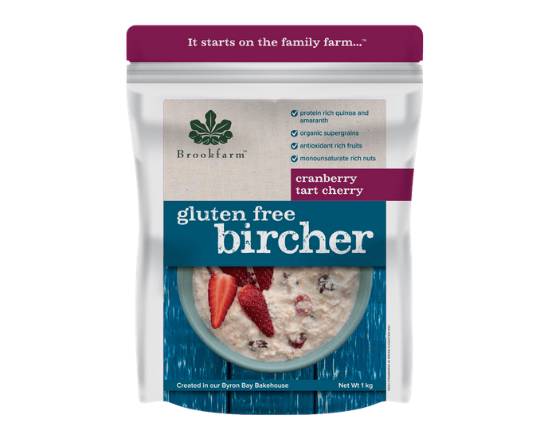 Brookfarm GF Bircher Cranberry Tart Cherry 400g