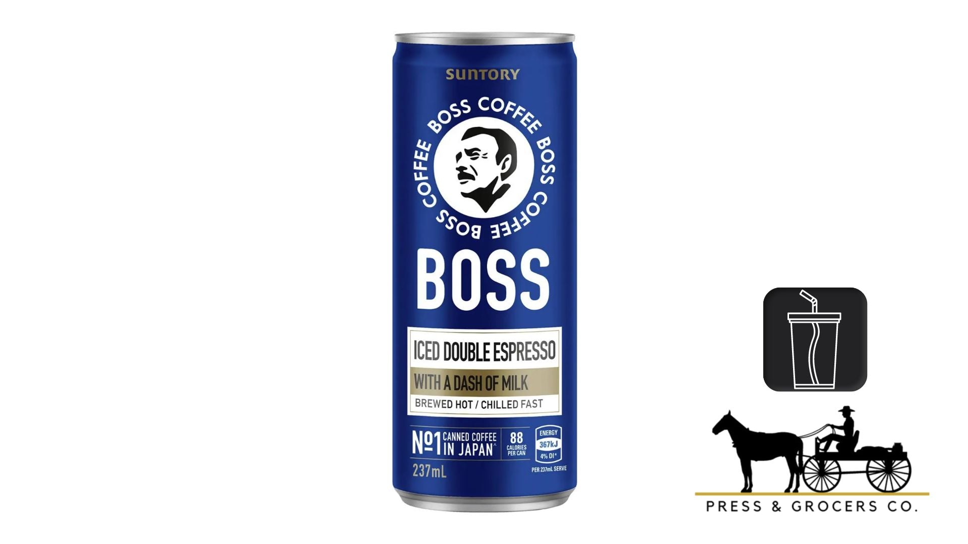 BOSS Iced Double Espresso 237ml