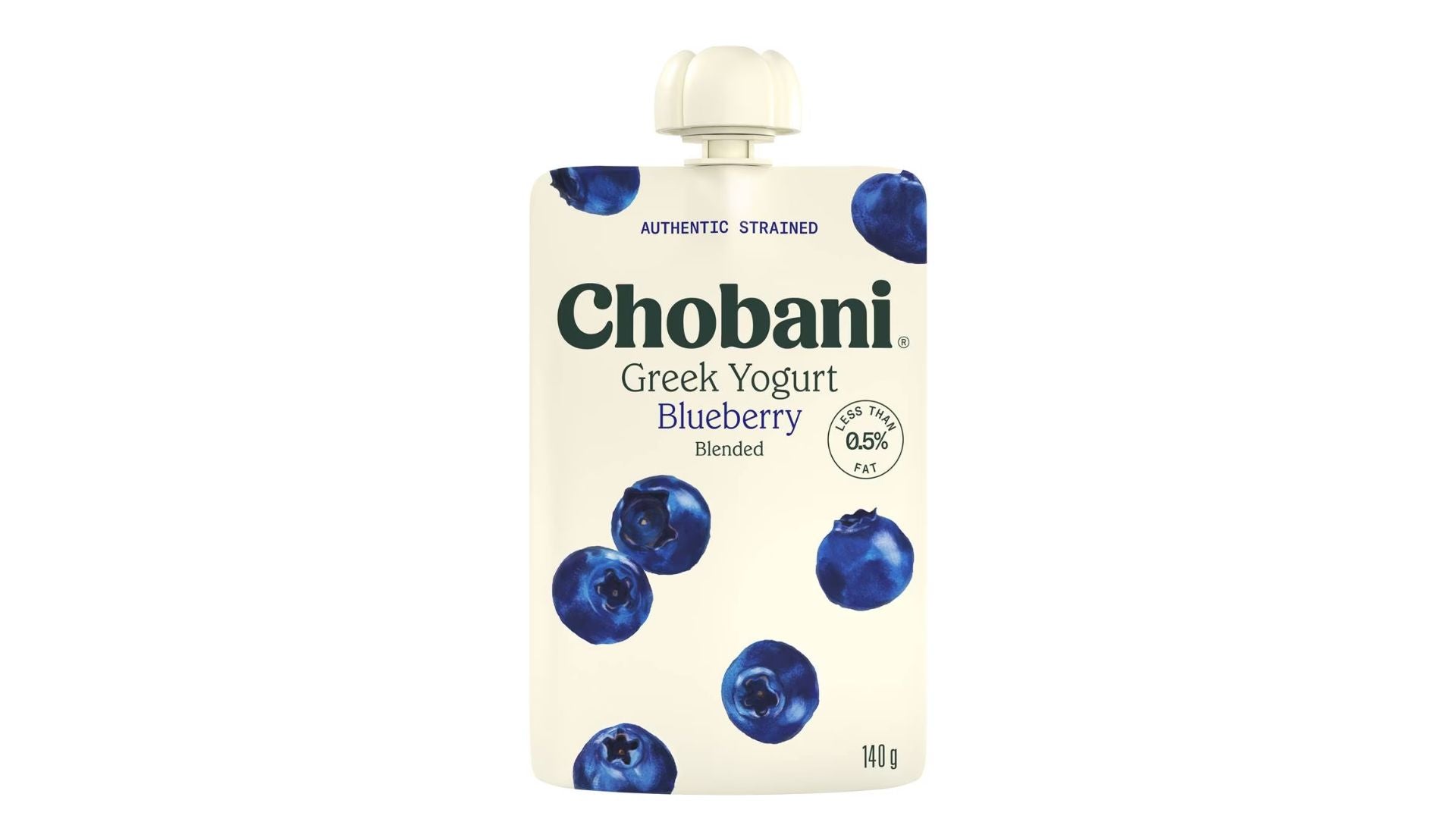 Chobani Greek Yoghurt Pouch Blueberry 140g