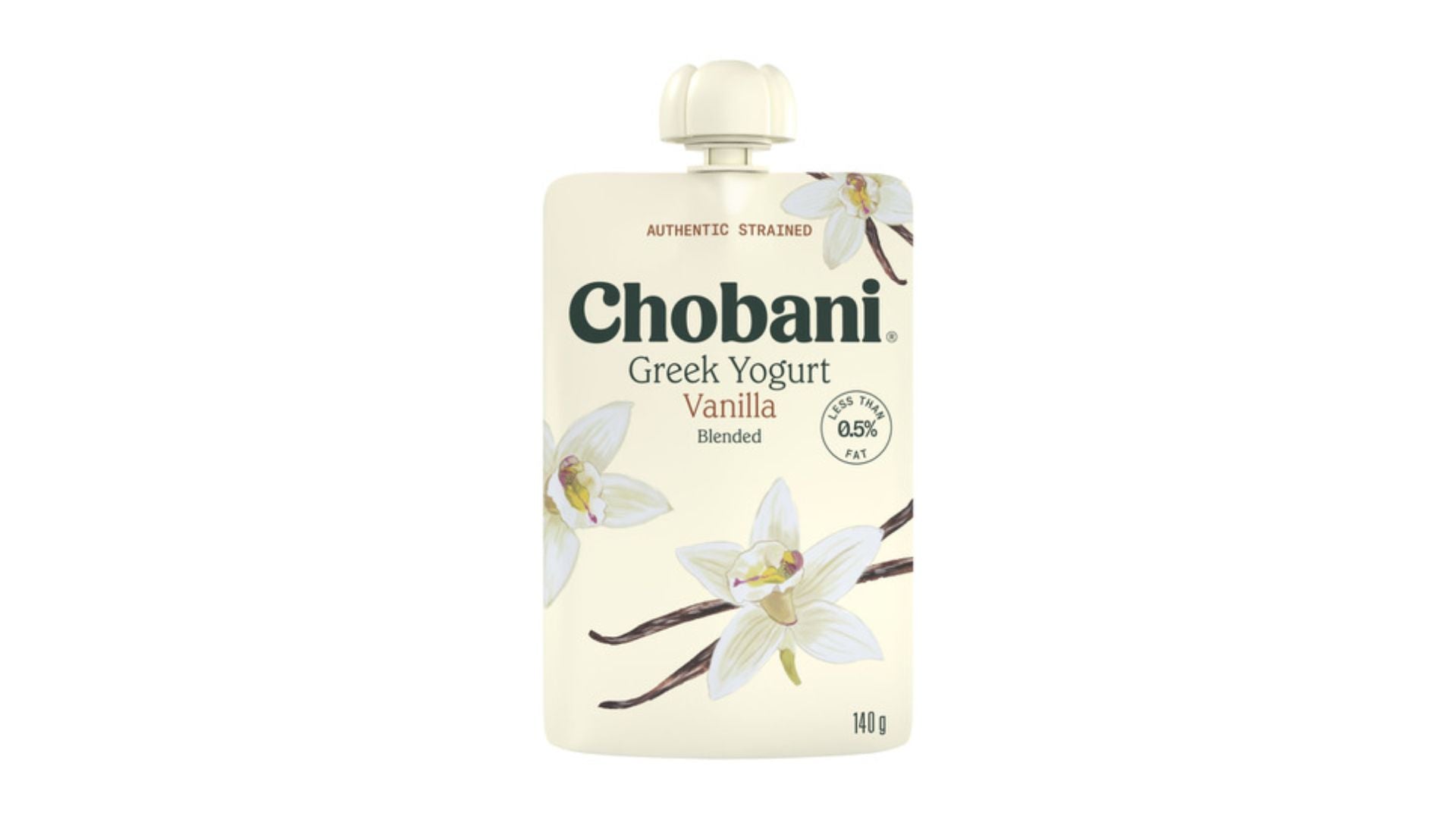 Chobani Greek Yoghurt Pouch Vanilla 140g