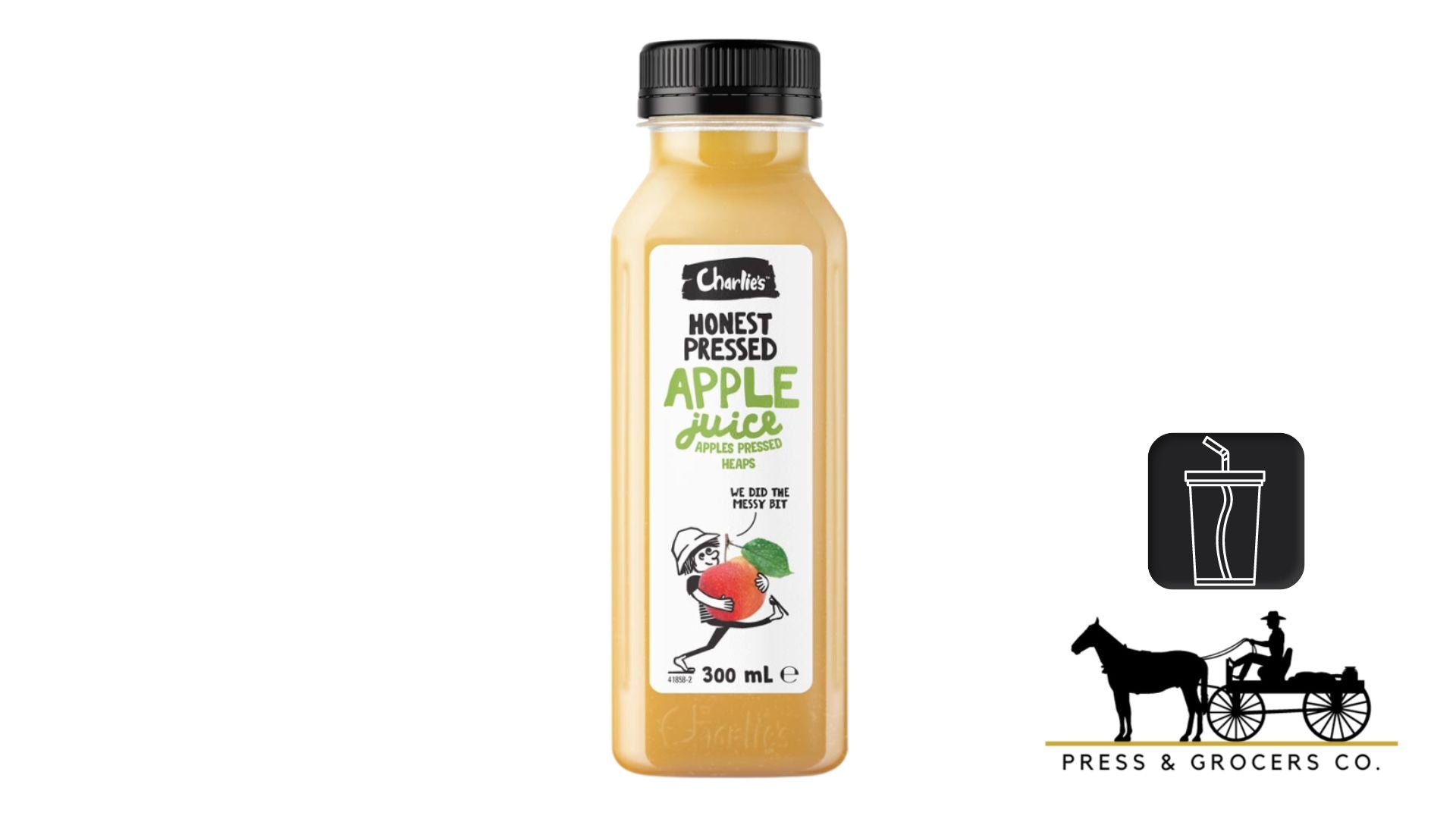 Charlie's Honest Pressed Apple Juice 300ml