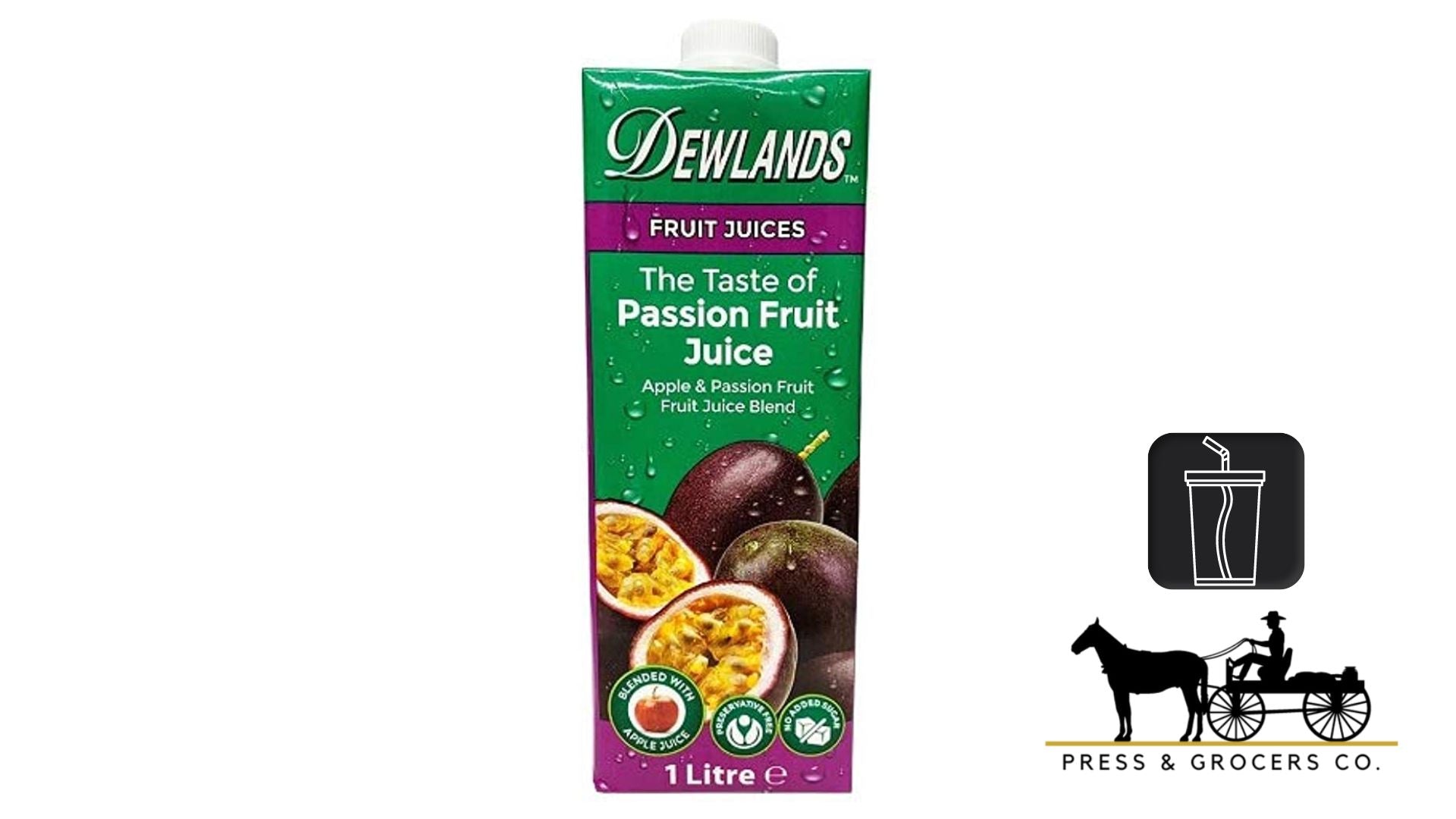 Dewlands Fruit Juice Passionfruit Apple  1L