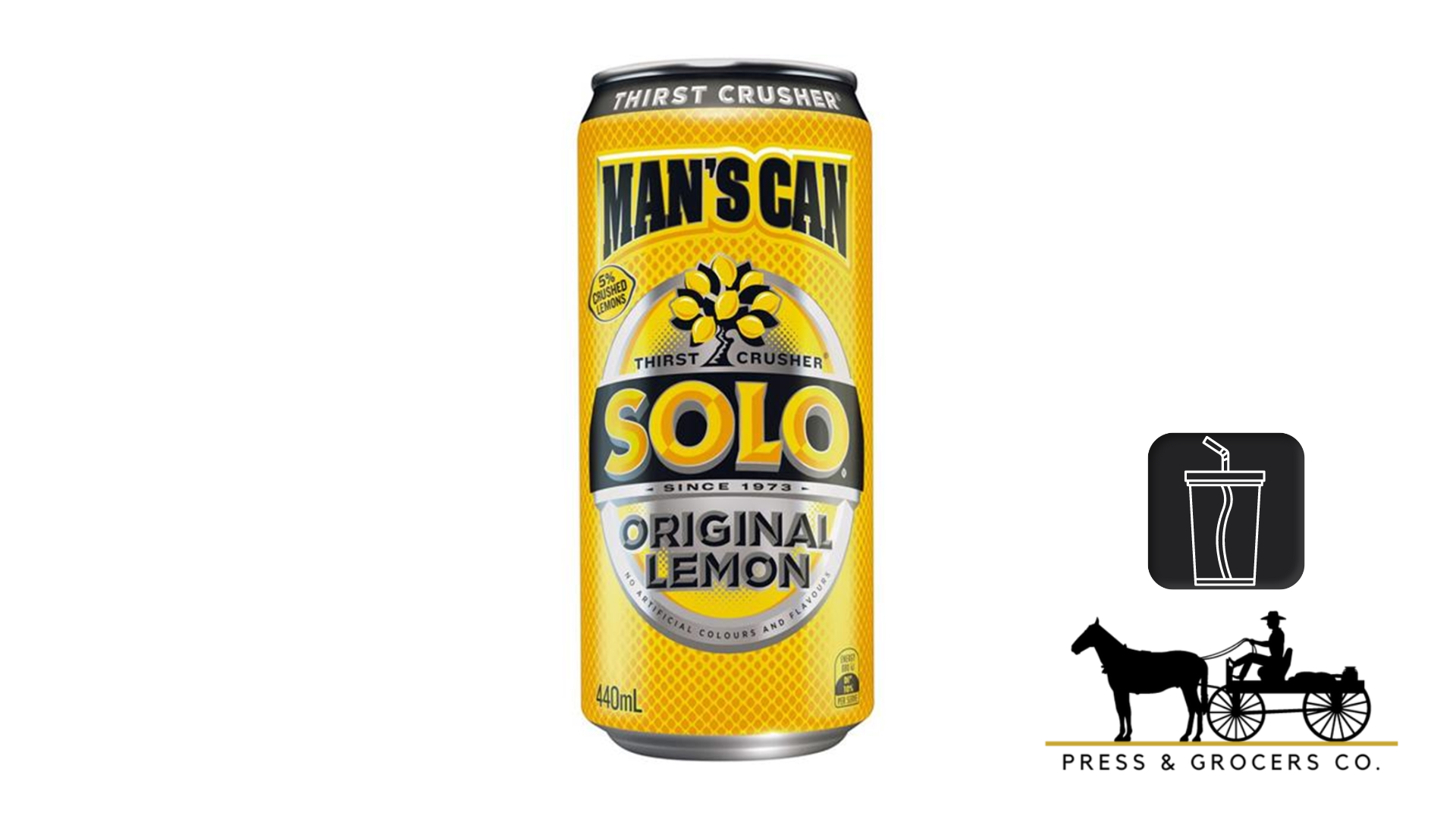 Solo Original Can Lemon 440ml