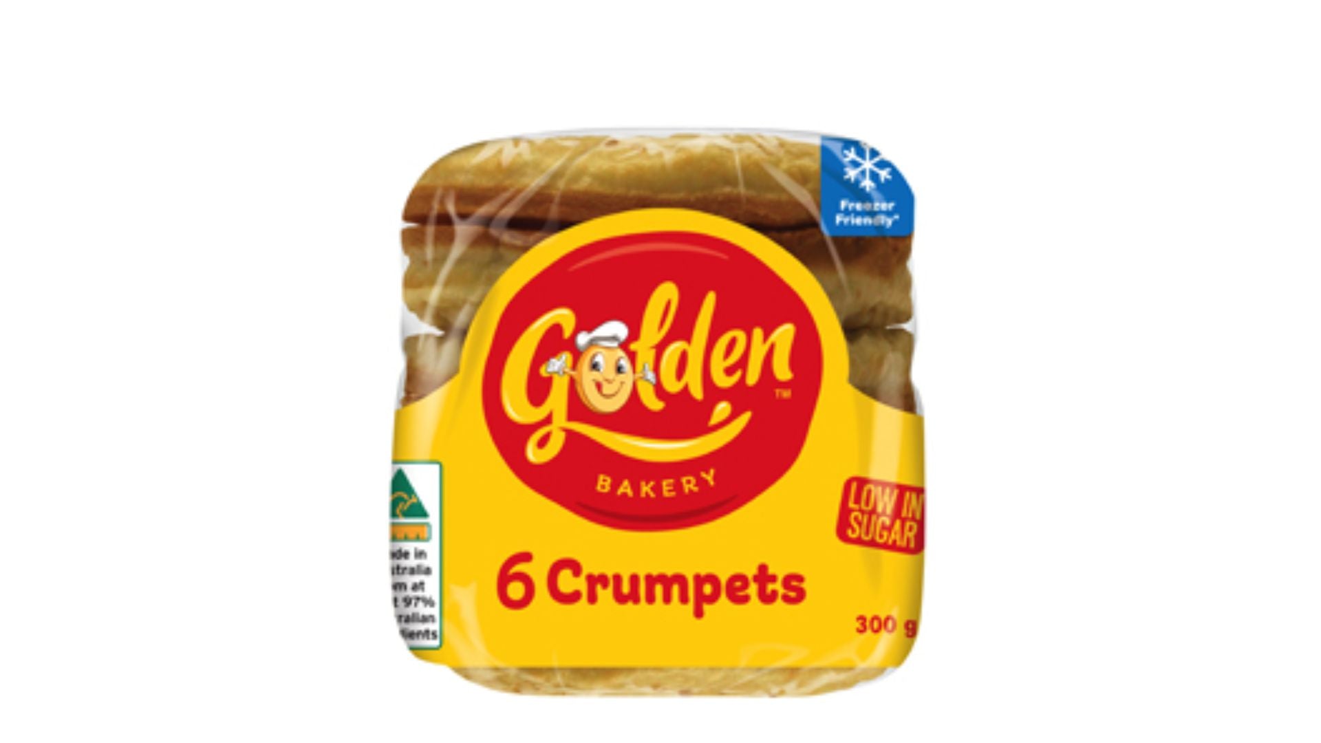 Golden Crumpets Round 6pk