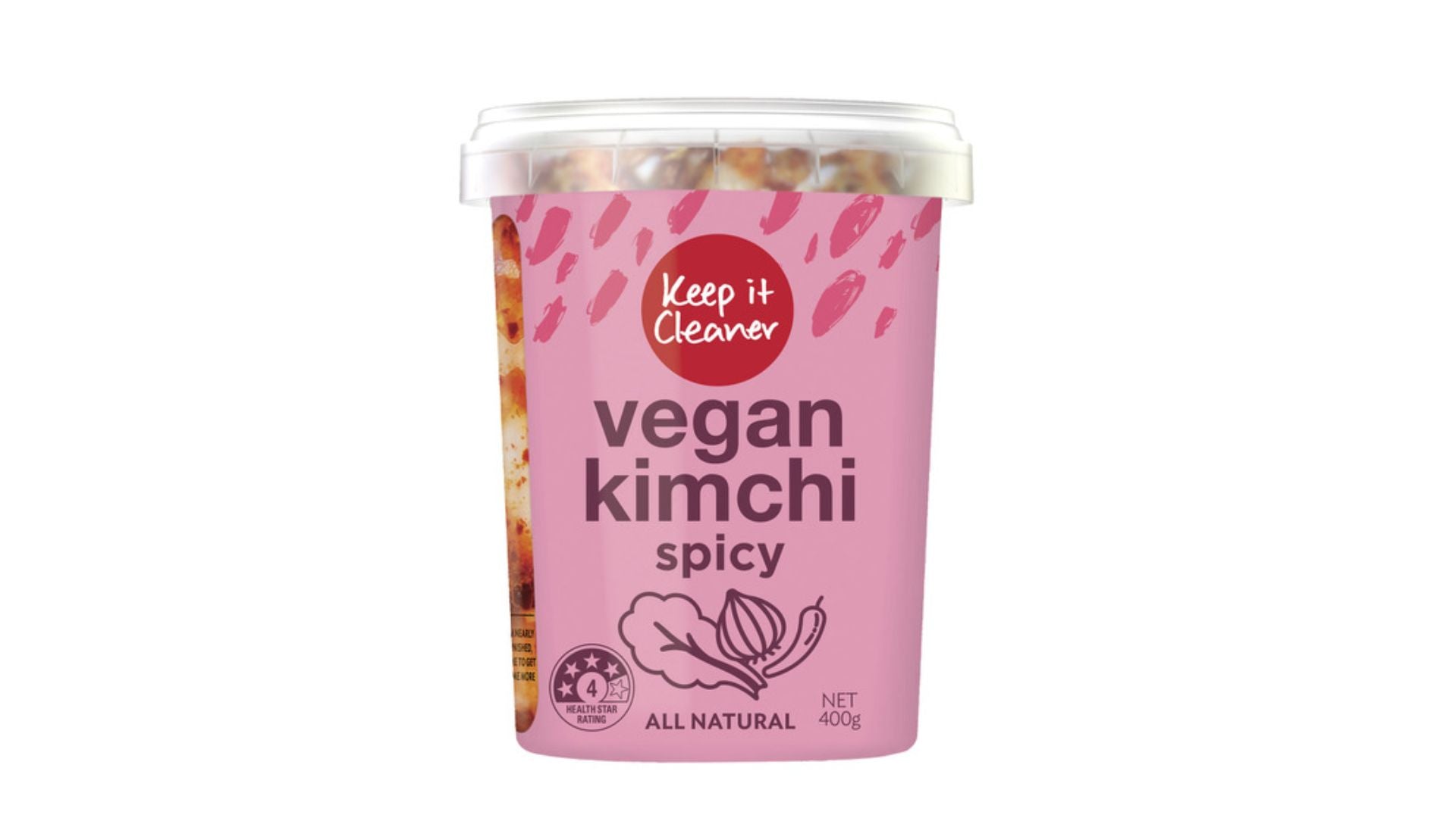 Keep It Cleaner Vegan Kimchi Spicy 400g