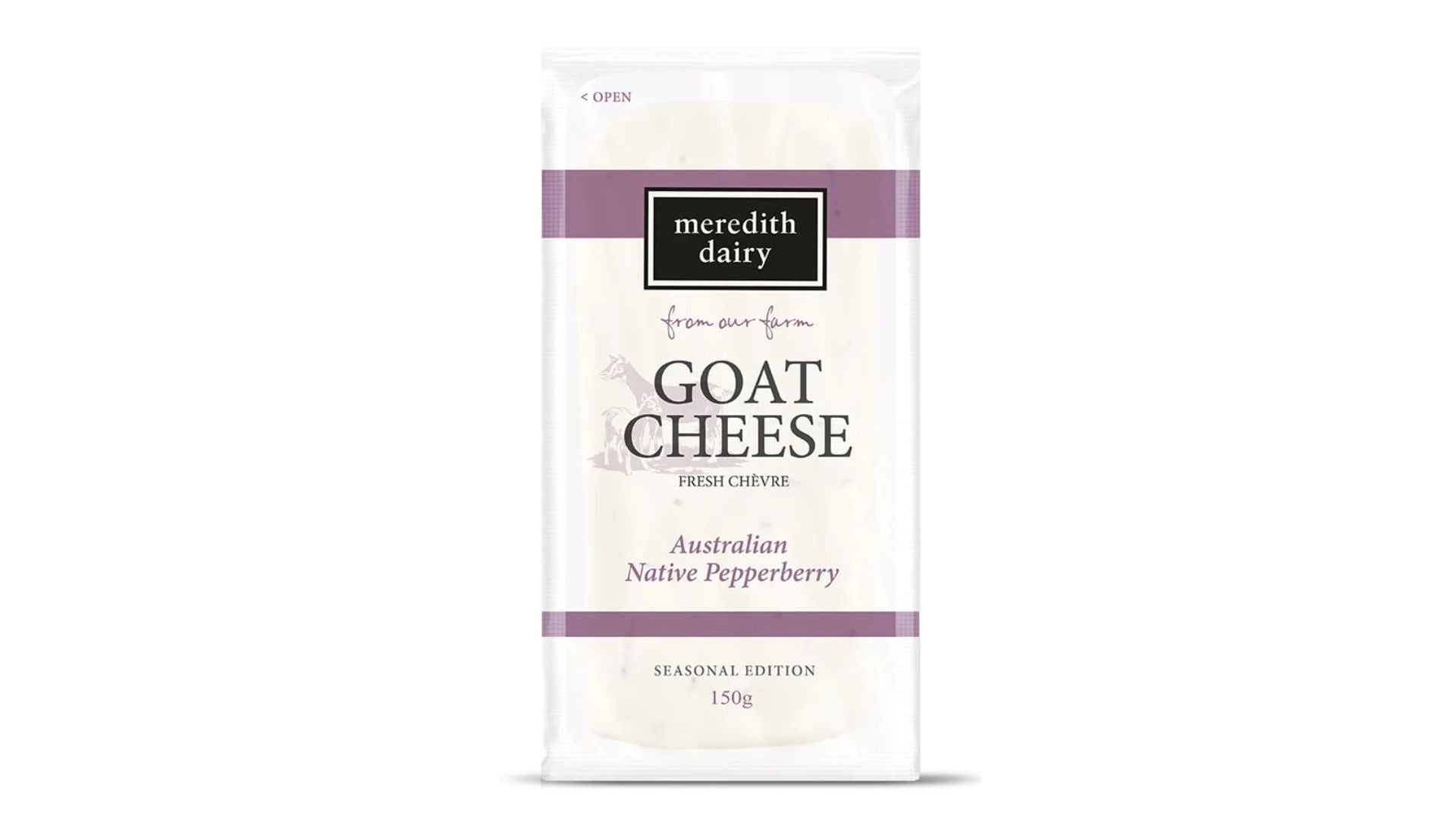 Meredith Dairy Goat Cheese Pepperberry 150g