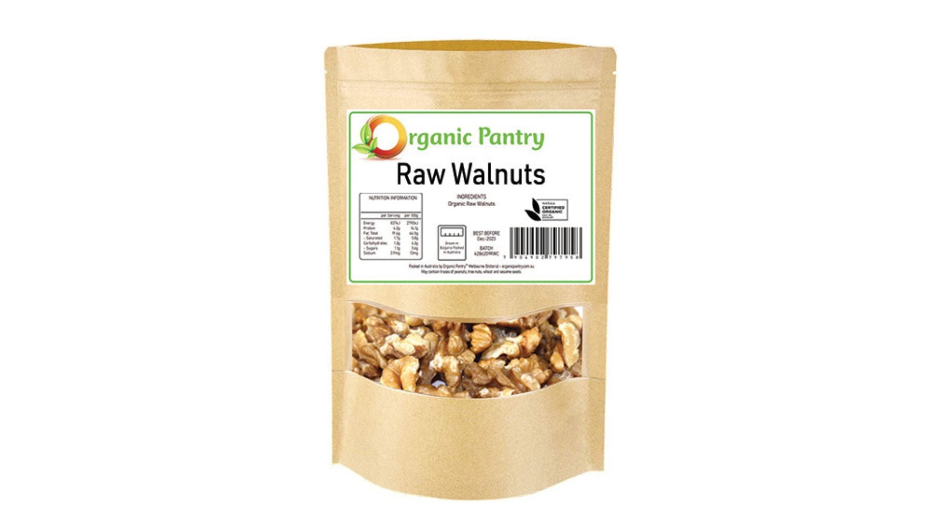 Organic Pantry Raw Walnuts 150g