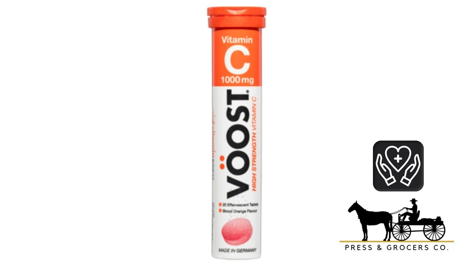 VOOST Vitamin C Effervescent Blood Orange 20 Tablets