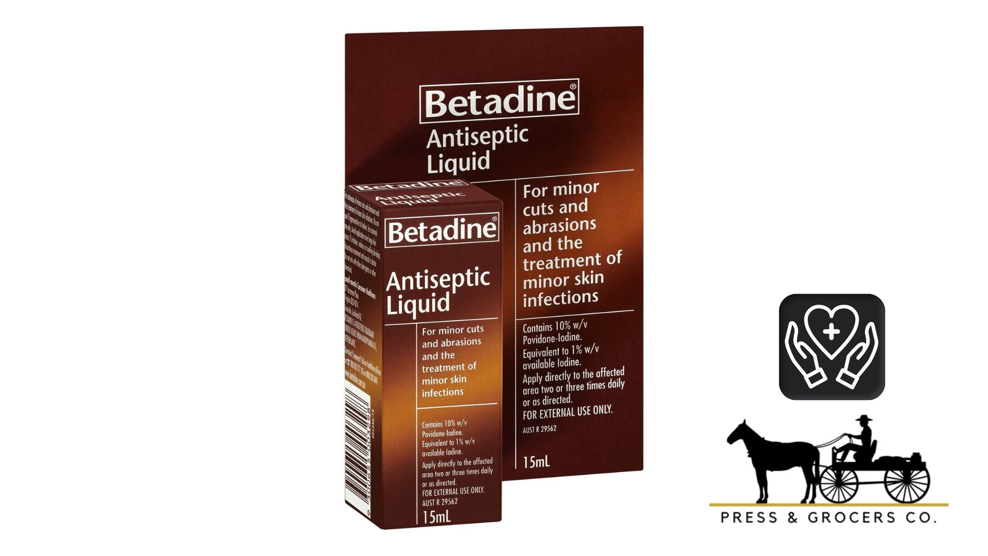 Betadine Antiseptic Topical Solution Liquid 15ml