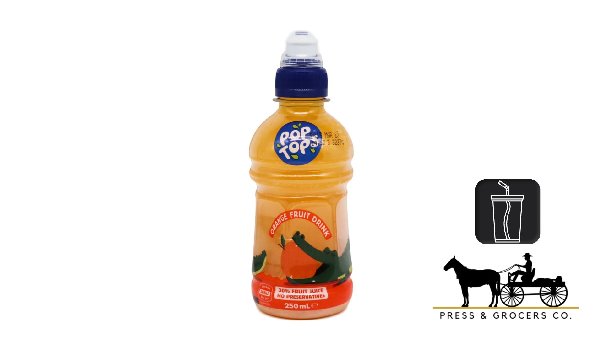 Pop Top Orange 250ml