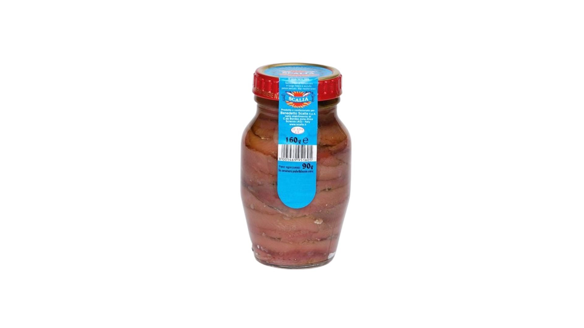 Scalia Anchovies in Extra Virgin Olive Oil Jar 80g