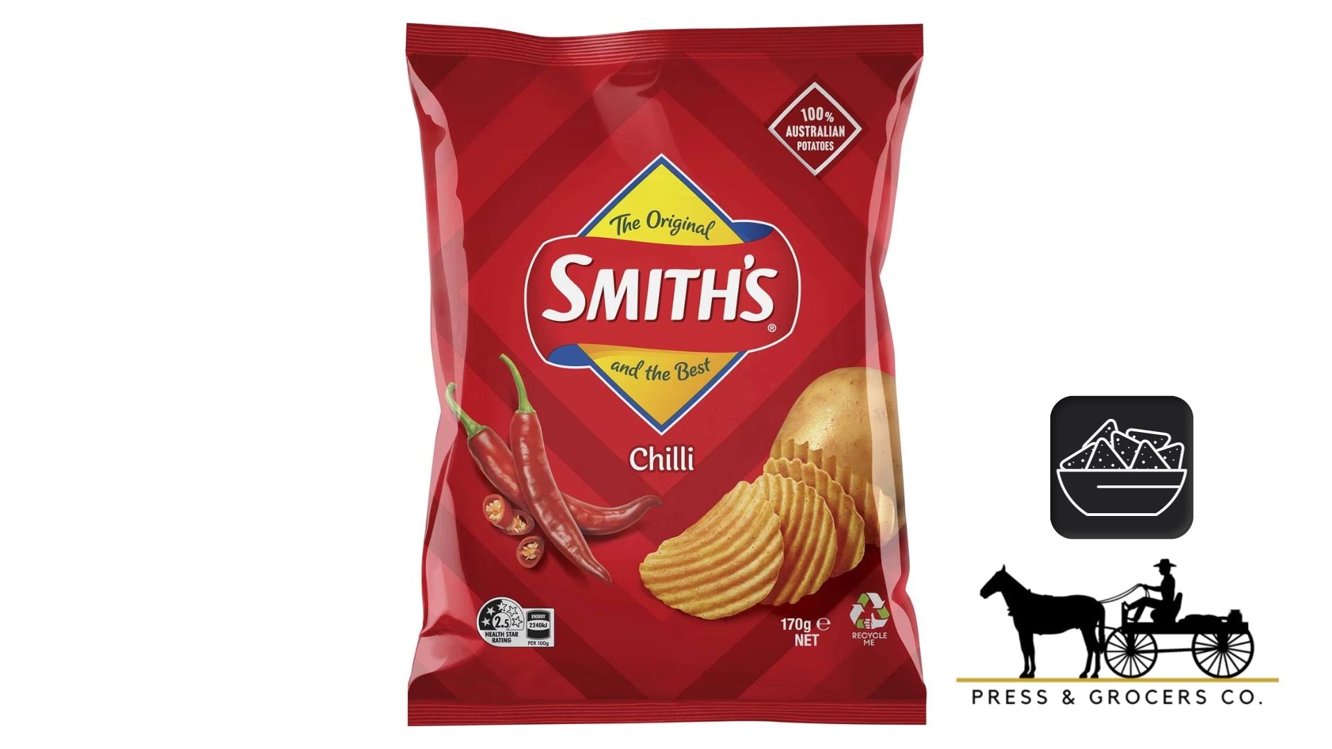 Smiths Chips Chilli 170g