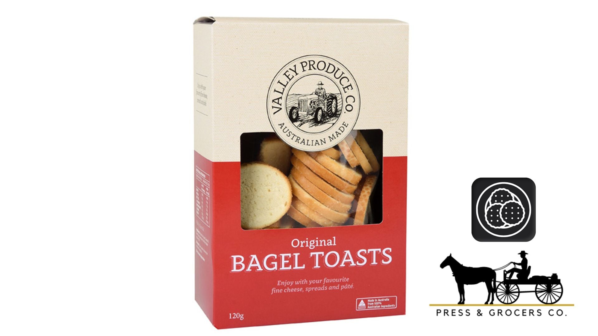 SALE - Valley Produce Co Bagel Toast Original 120g