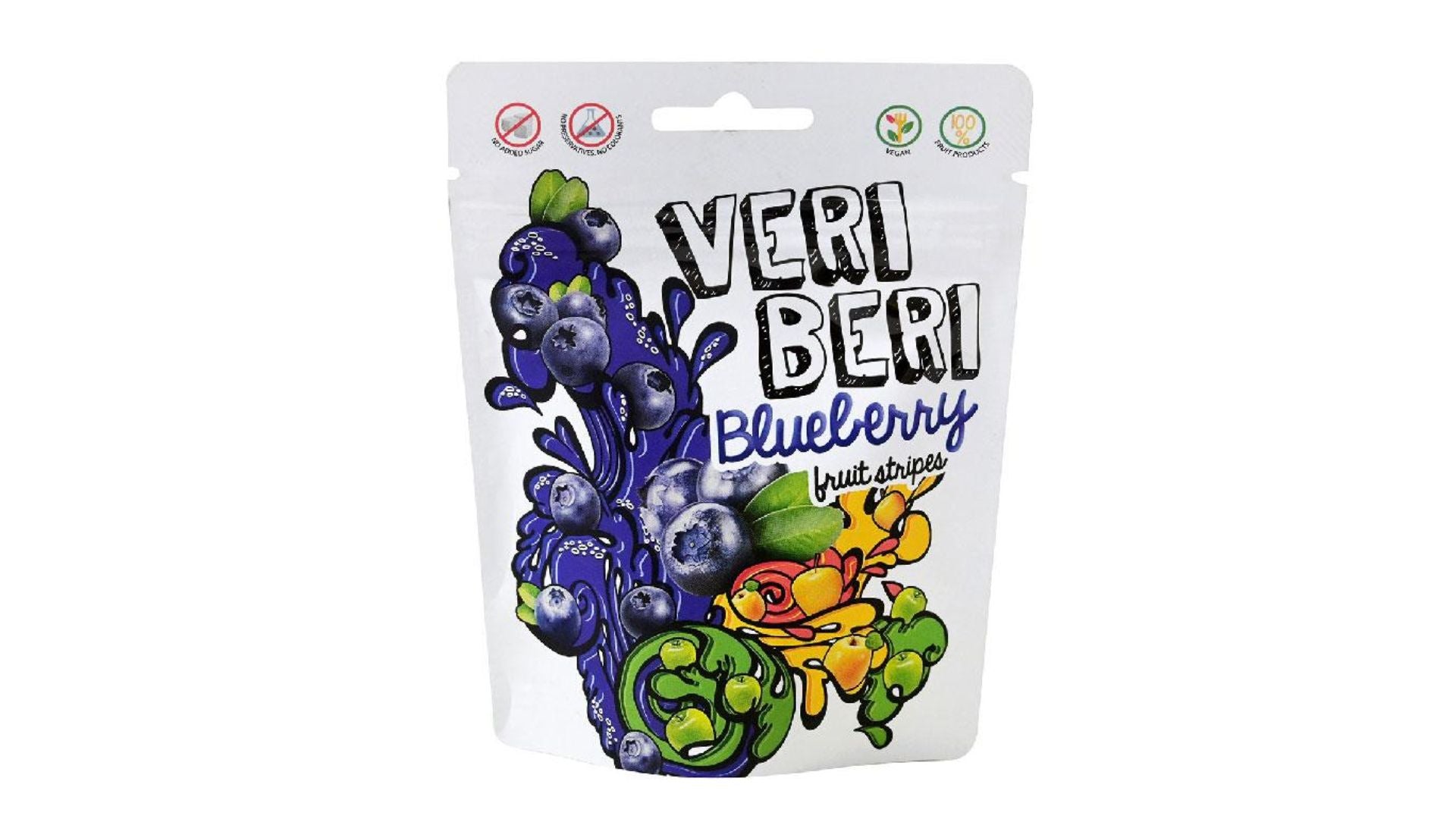 Veri Beri Blueberry Fruit Stripes 50g