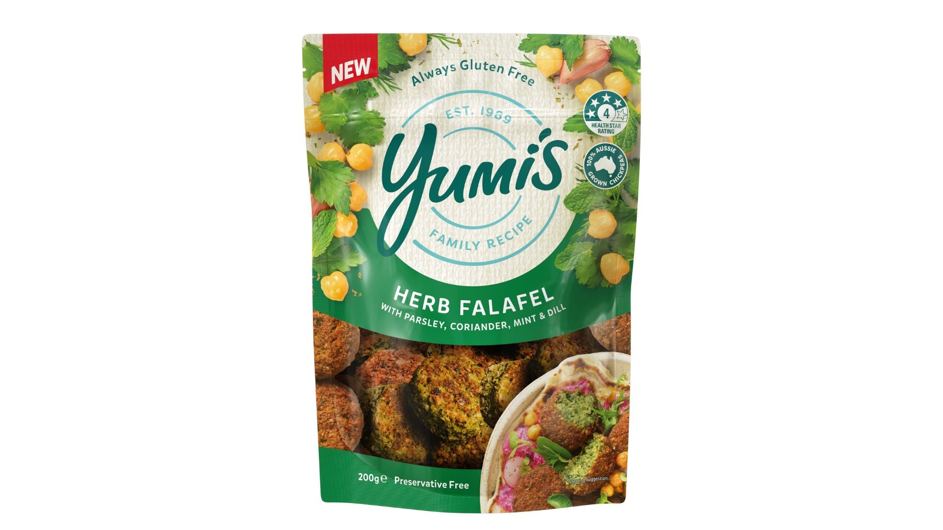 Yumi's Falafel Herb 225g