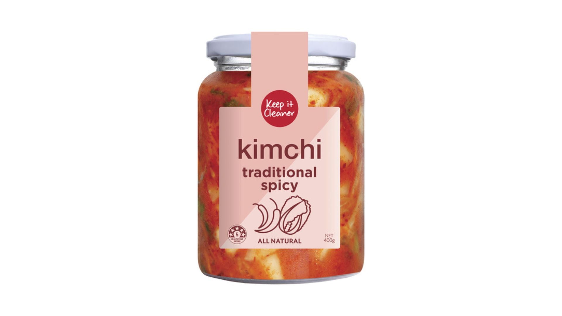 Keep It Cleaner Kimchi Traditional Spicy 400g