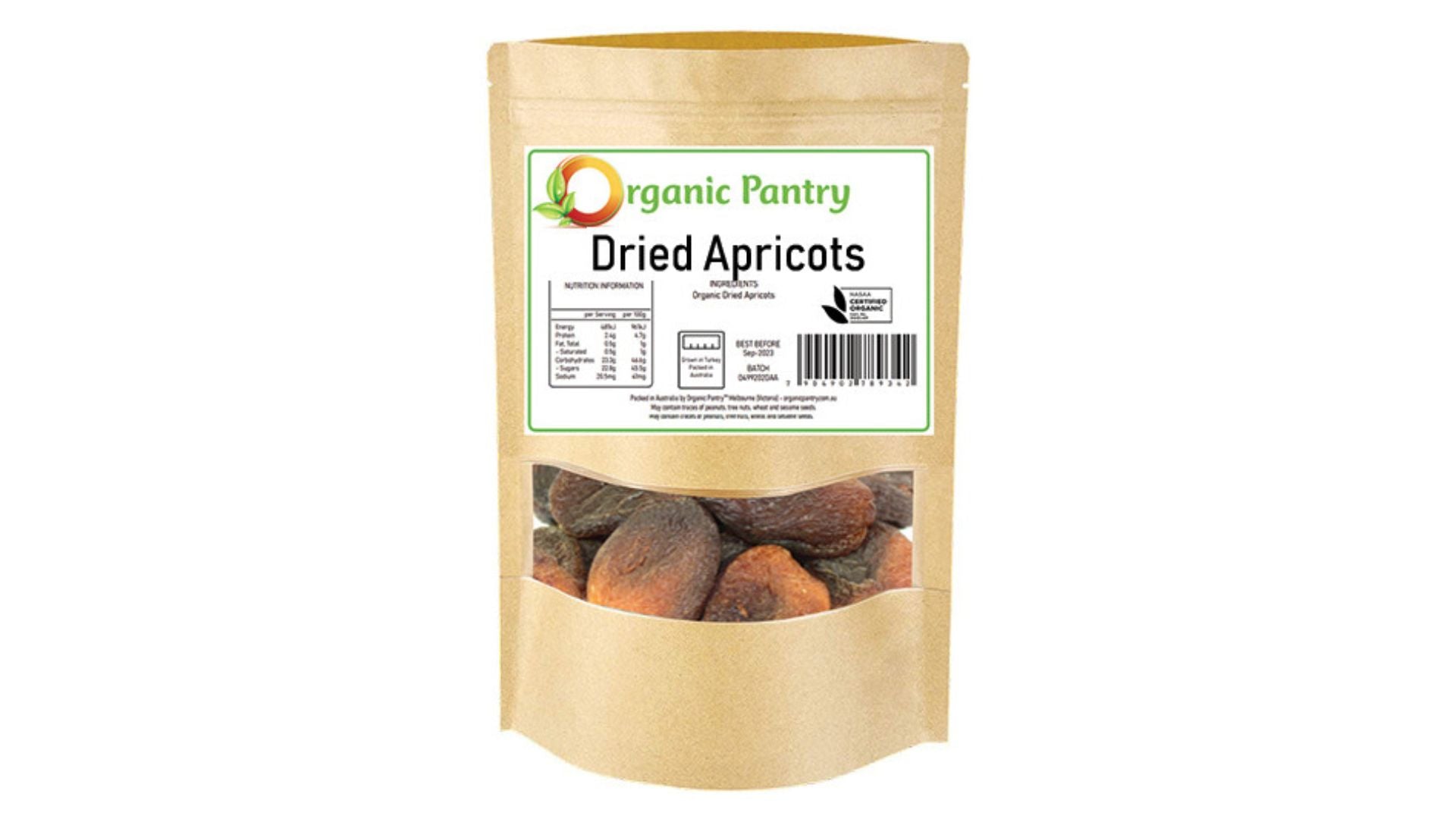 Organic Pantry Dried Apricots 100g