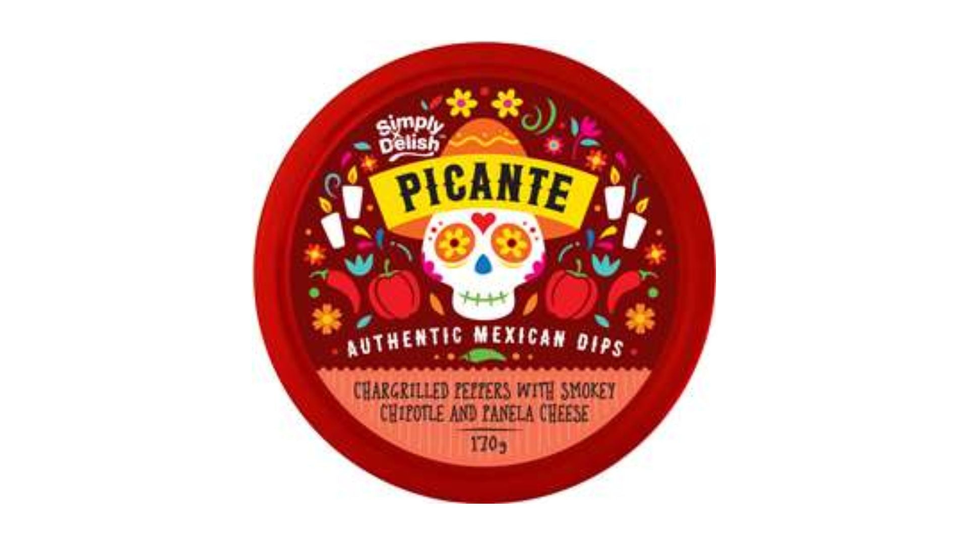 Picante Dip Chargrilled Peppers Smoky Chipotle & Panela Cheese 170g
