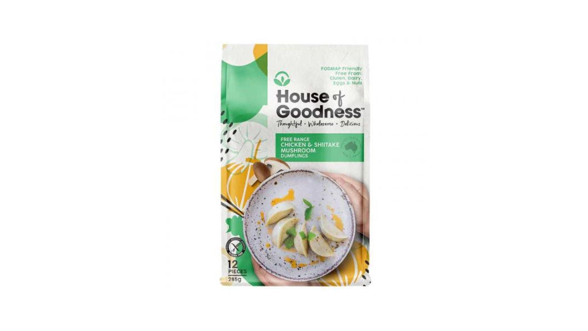 House of Goodness Gourmet Dumplings - Chicken & Shiitake Mushrooms 285g