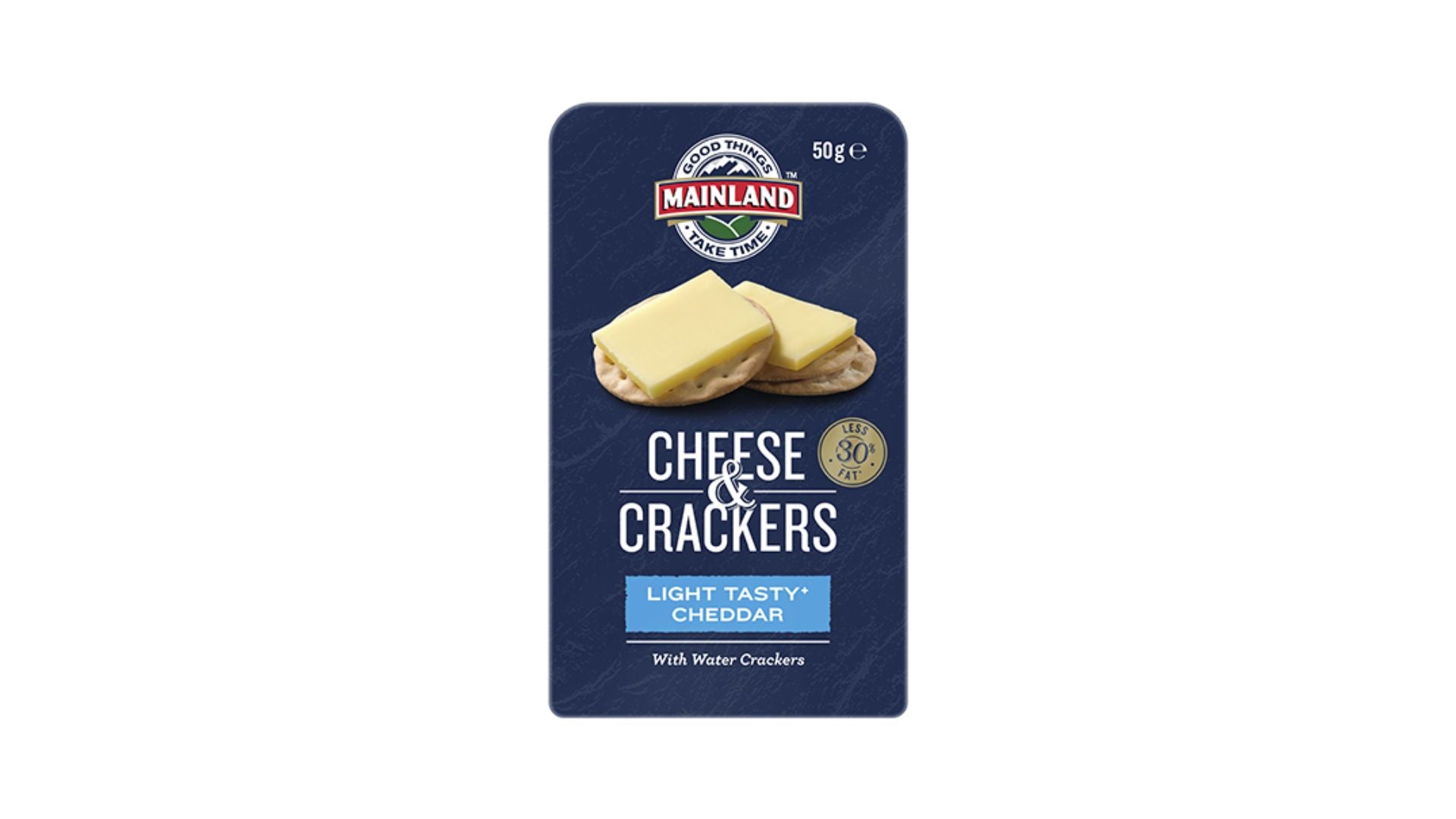 Mainland OTG Light Tasty Cheddar With Water Crackers 38g