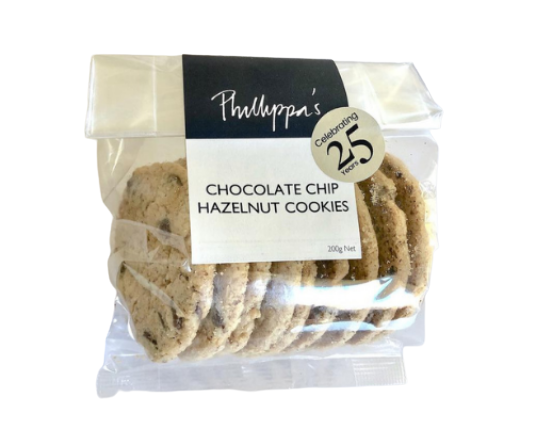 Phillippa's Choc Chip Hazelnut Cookies 200g