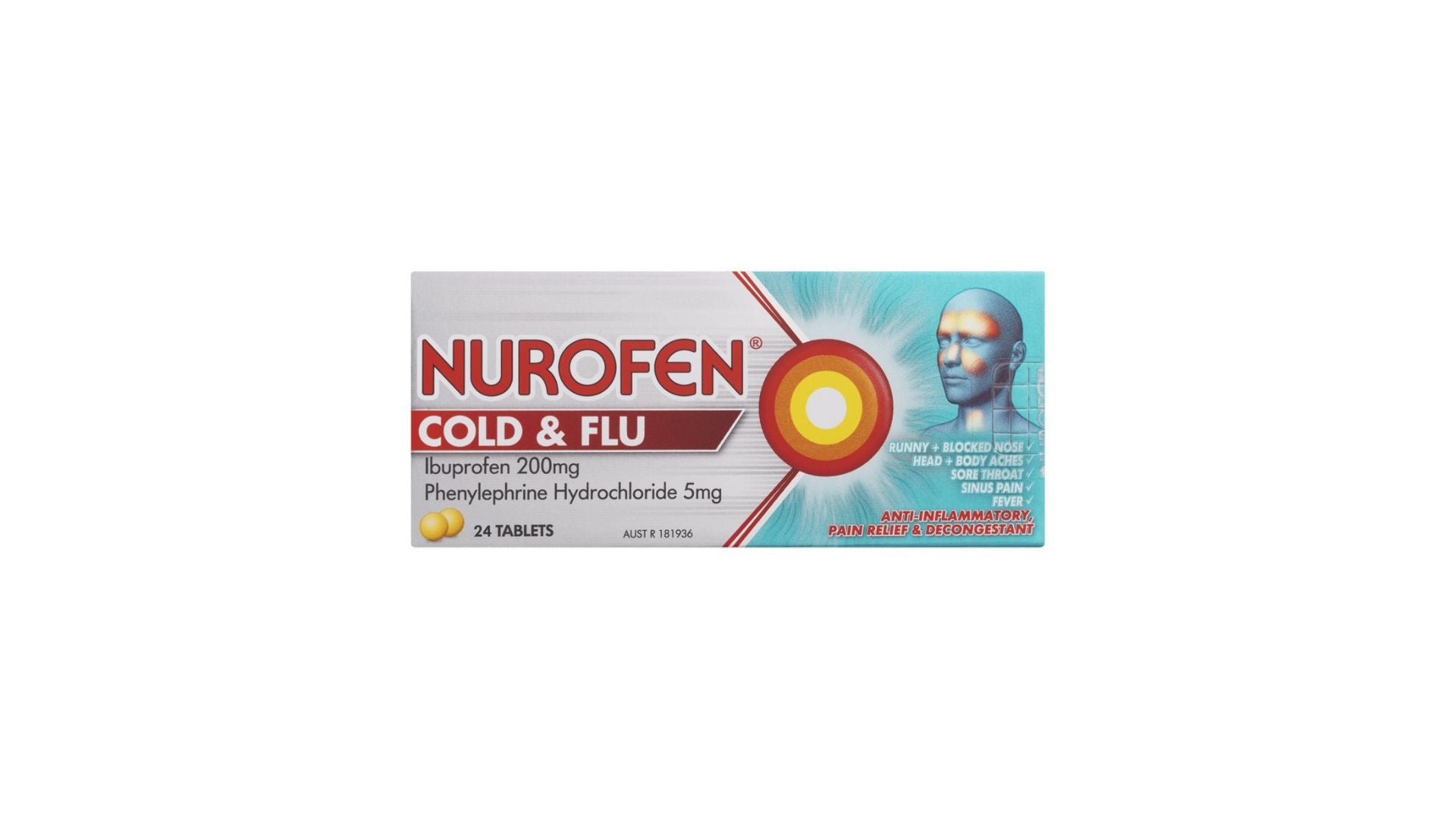 Nurofen Cold & Flu PE - 24 Tablets