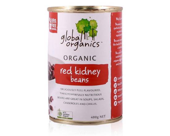 Global Organics Red Kidney Beans 400g