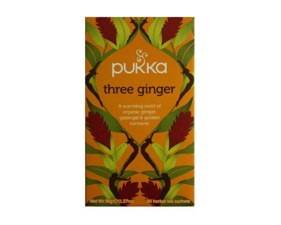 Pukka Tea Three Ginger (20 Pack) – Press & Grocers Co.