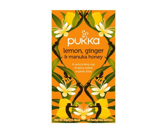 Pukka Tea Lemon, Ginger and Honey (20 Pack)