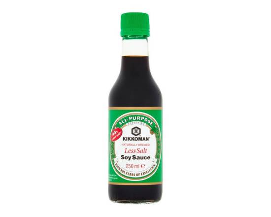 Kikkoman Less Salt Soy Sauce 250ml