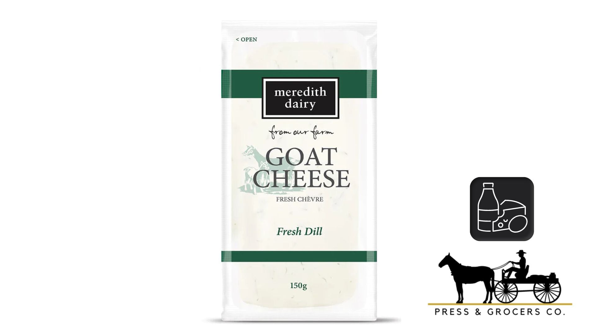 Meredith Dairy Goat Cheese Fresh Dill 150g