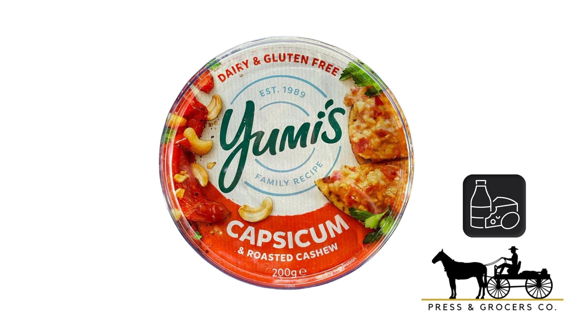 Yumi's Dip Capsicum & Roasted Cashew 200g