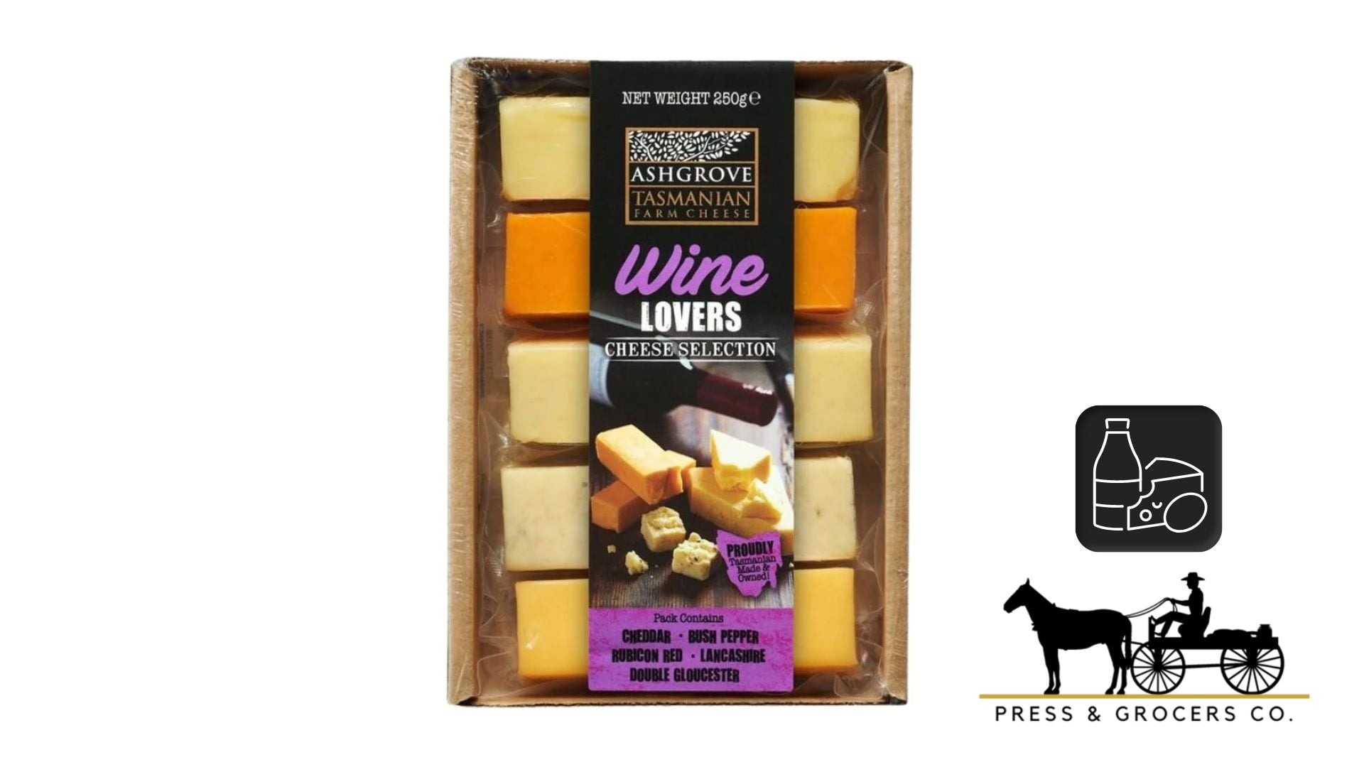 Ashgrove Wine Lovers Cheese Selection 250g