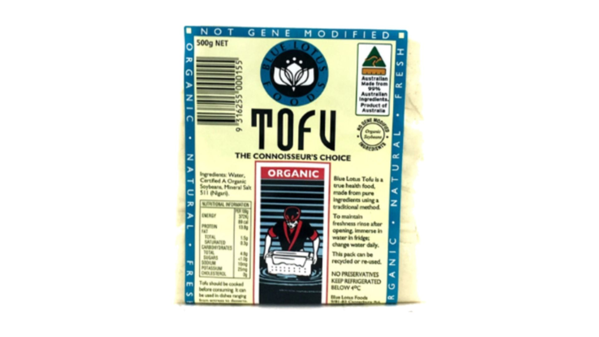 Blue Lotus Organic Tofu 500g