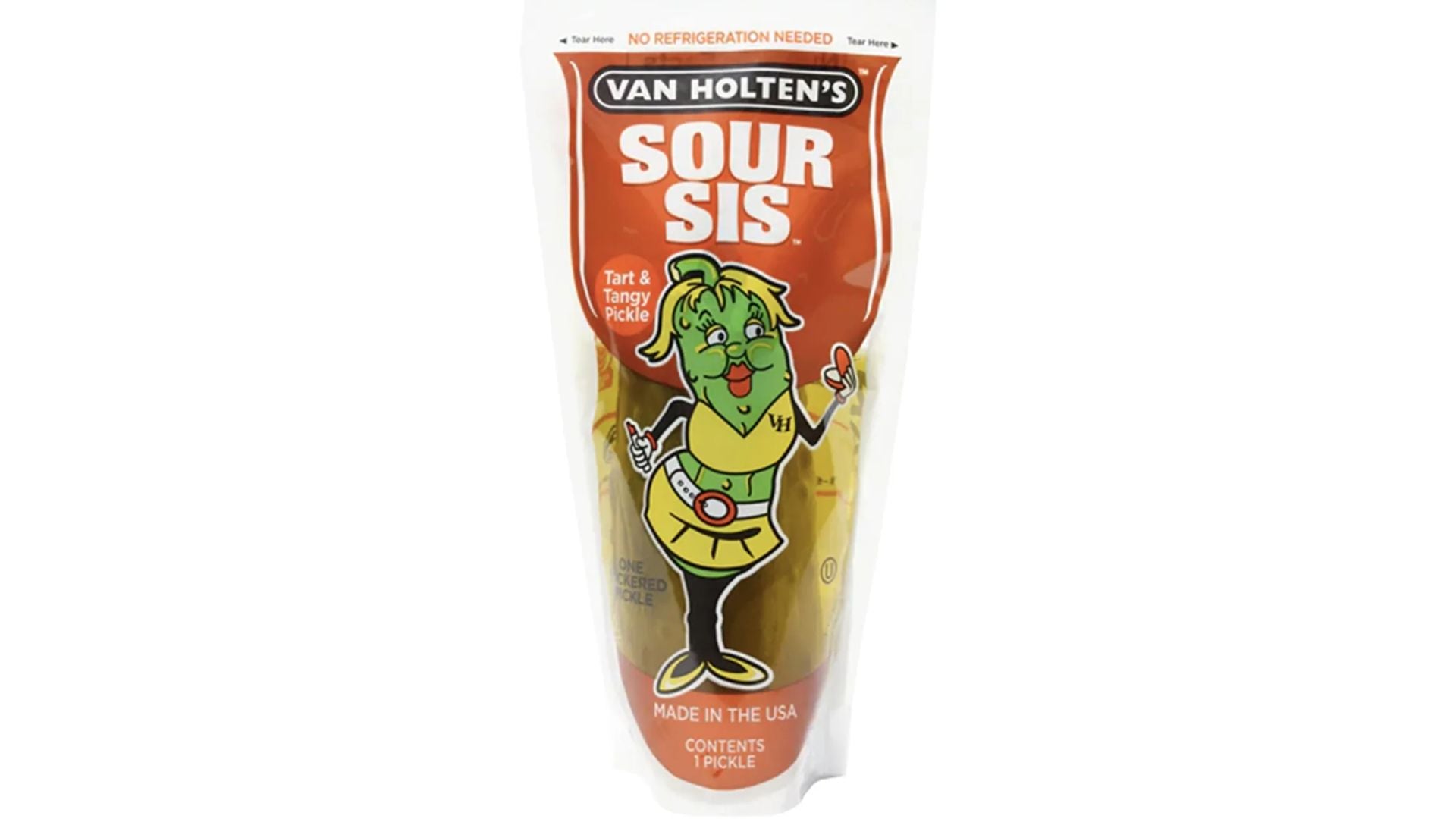 Van Holten's Sour Sis Pickle-In-A-Pouch