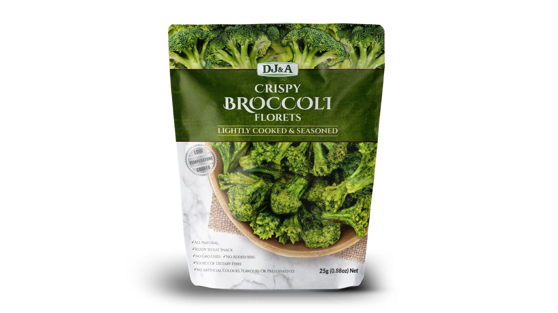 DJ&A Crispy Broccoli Florets 25g