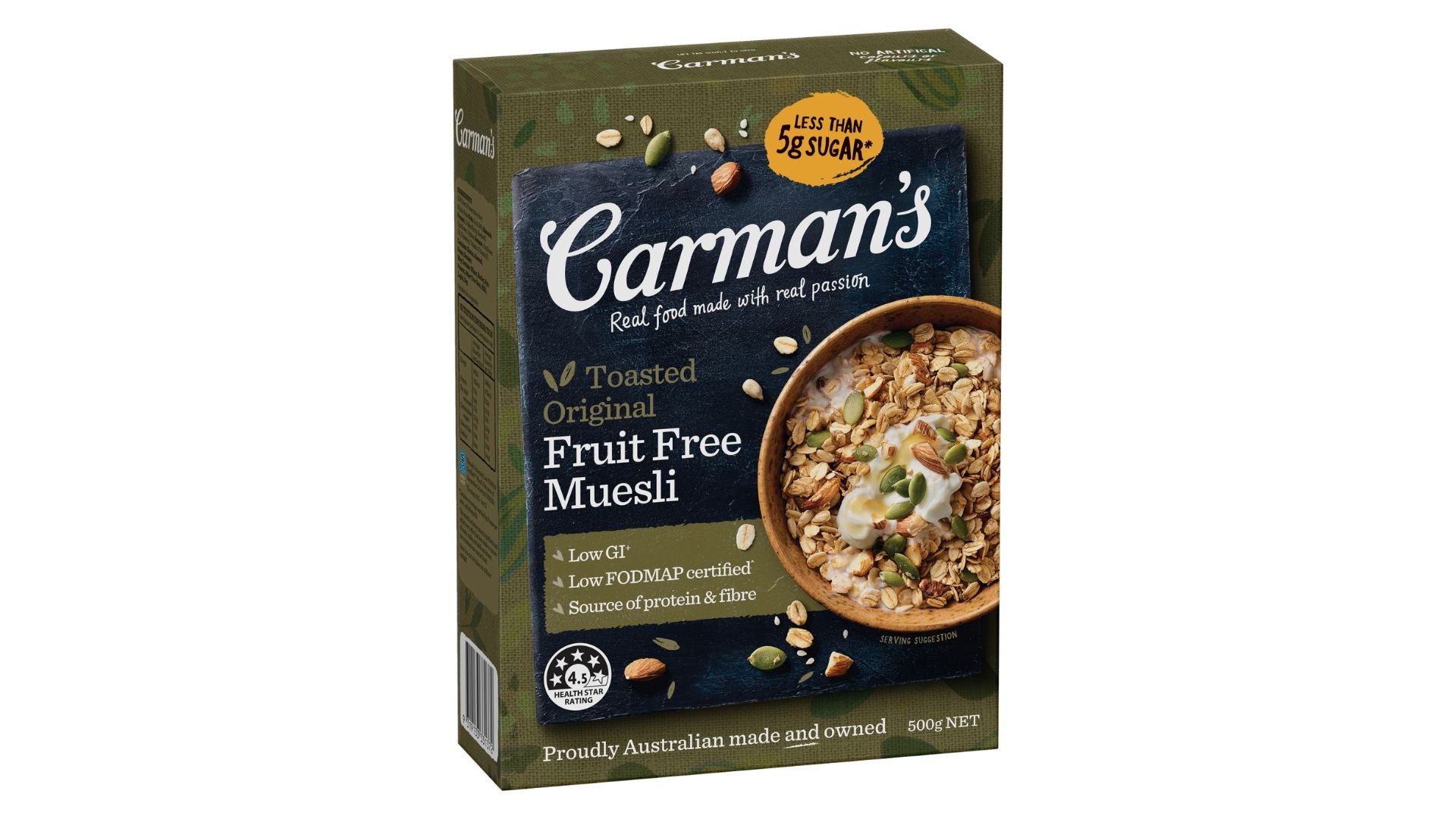 Carman's Original Fruit Free Muesli 500g