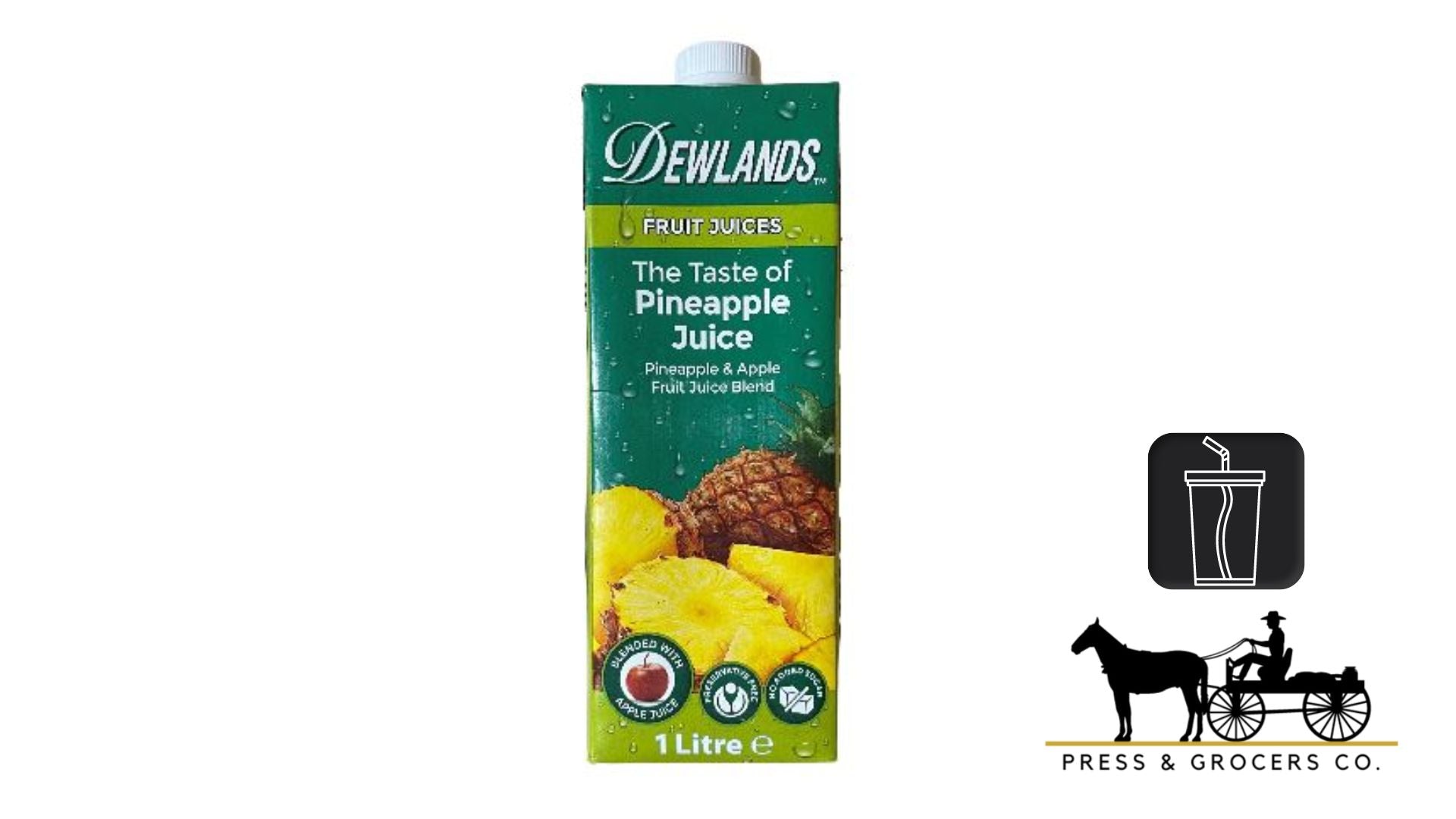 Dewlands Fruit Juice Pineapple Apple  1L