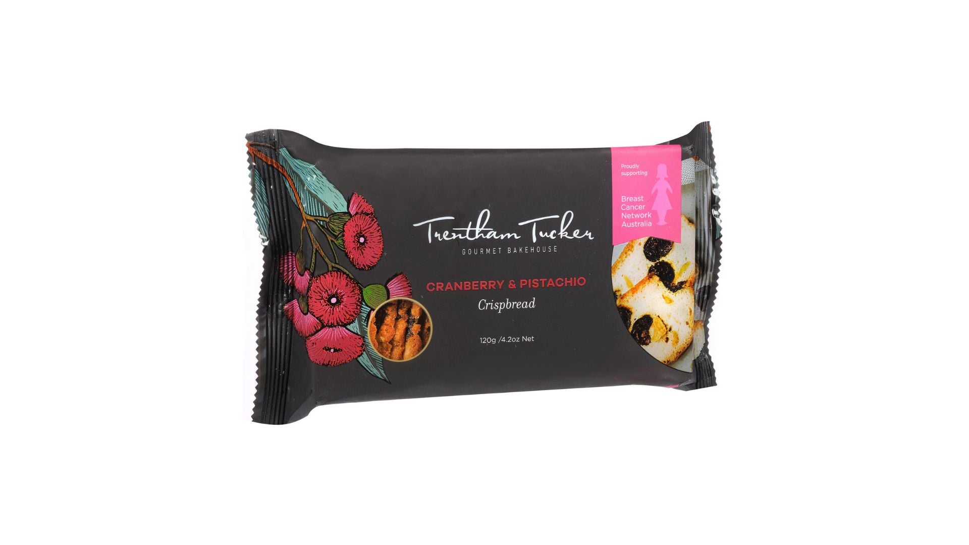 Trentham Tucker Crispbread Cranberry & Pistachio 120g