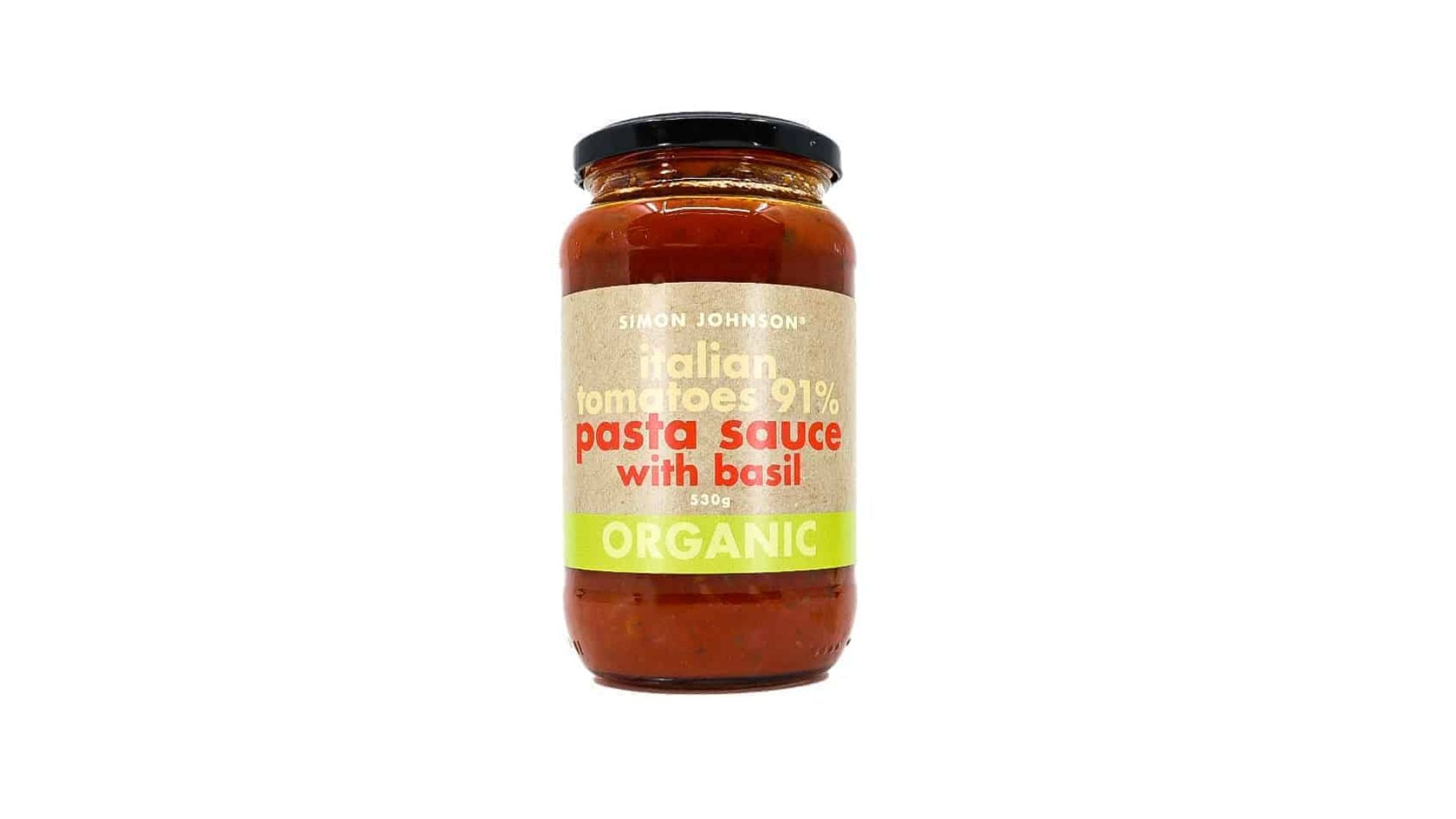 Simon Johnson Basil Organic Pasta Sauce 530g