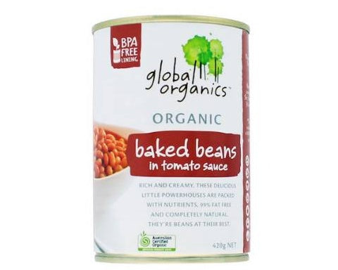 Global Organics Baked Beans 400g