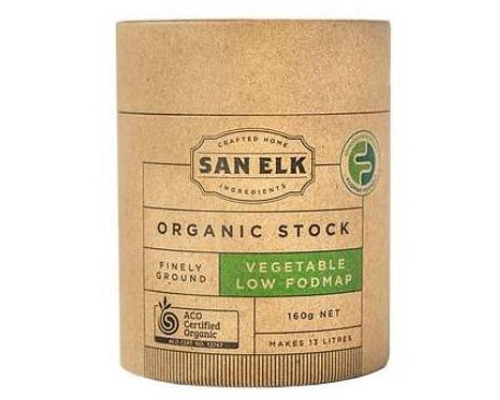 San Elk Organic Artisan Vegetable Low FODMAP Stock 160g