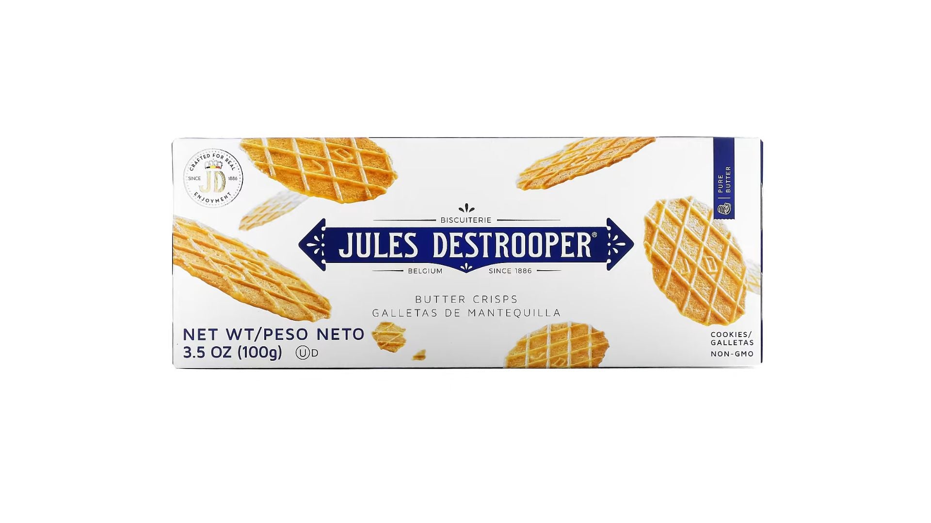 Jules Destrooper Butter Crisps 100g