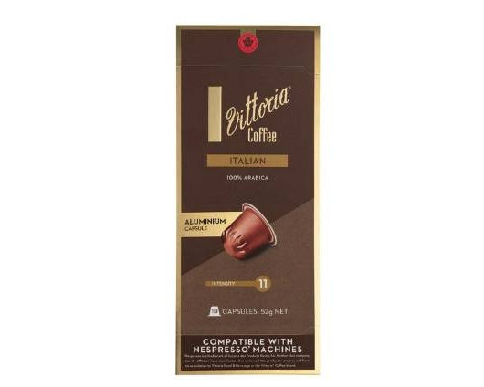 Vittoria Italian Nespresso Compatible Coffee Capsules 10pk