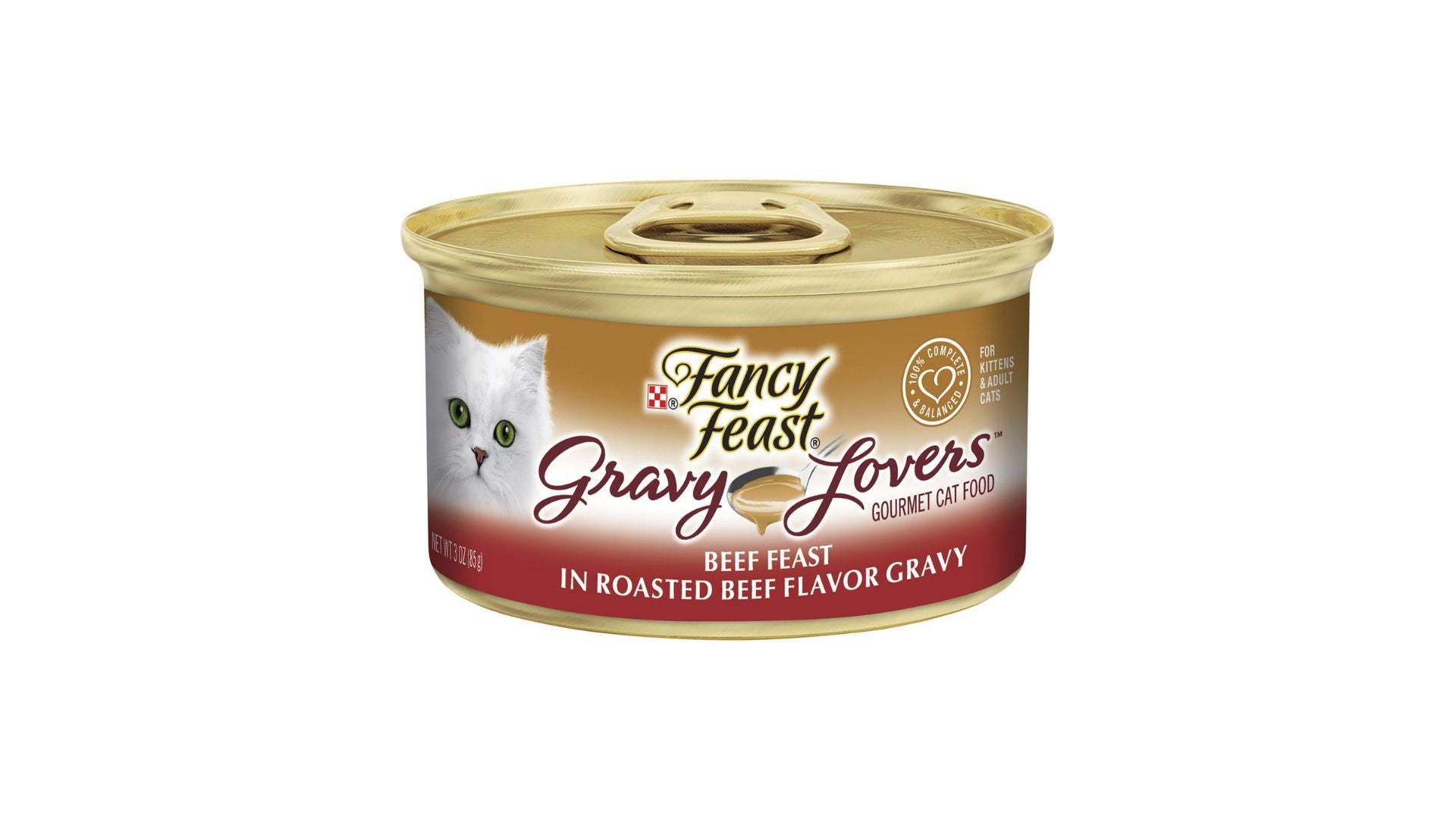 Fancy Feast Cat Food Gravy Lovers Beef 85g