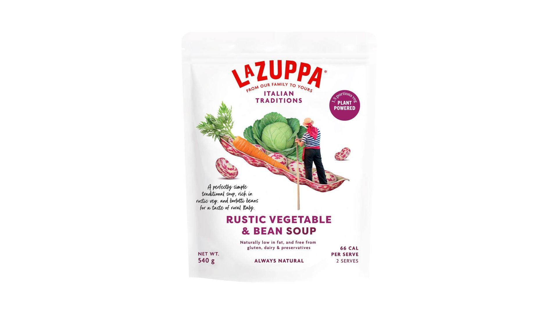 La Zuppa Rustic Vegetable Soup 540g