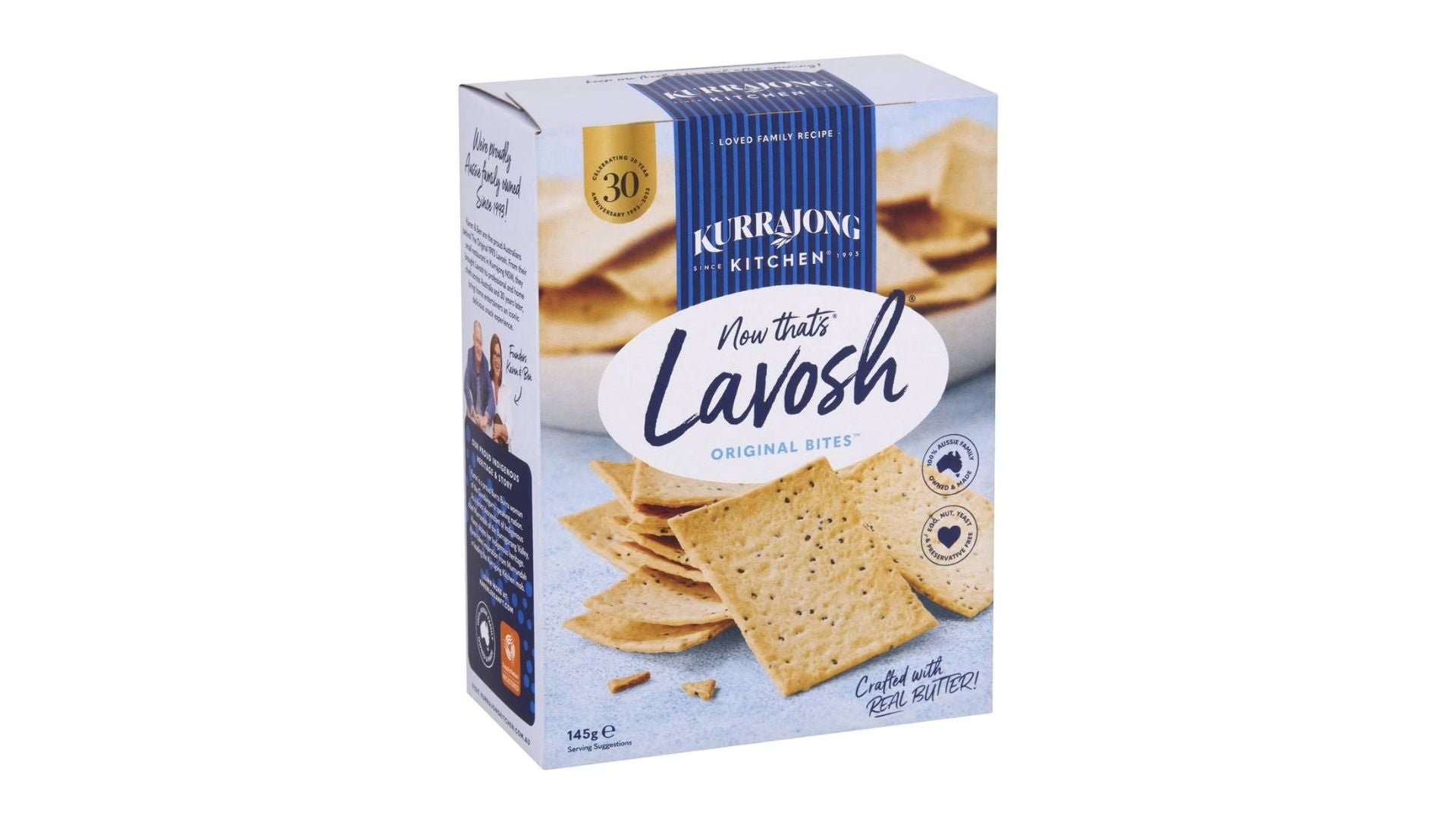 Kurrajong Kitchen Lavosh Bites Original 145g